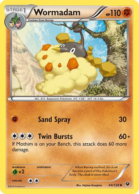 Wormadam, Pokémon card FCO 44 — Fates Collide set