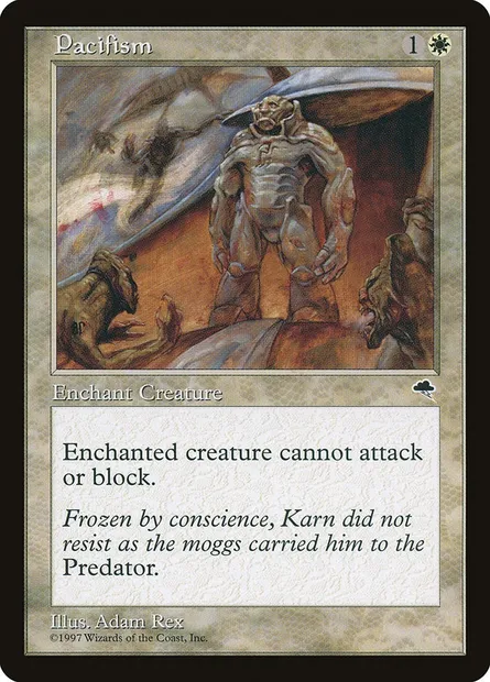 Pacifisme, carte Magic TMP 34 — extension Tempête