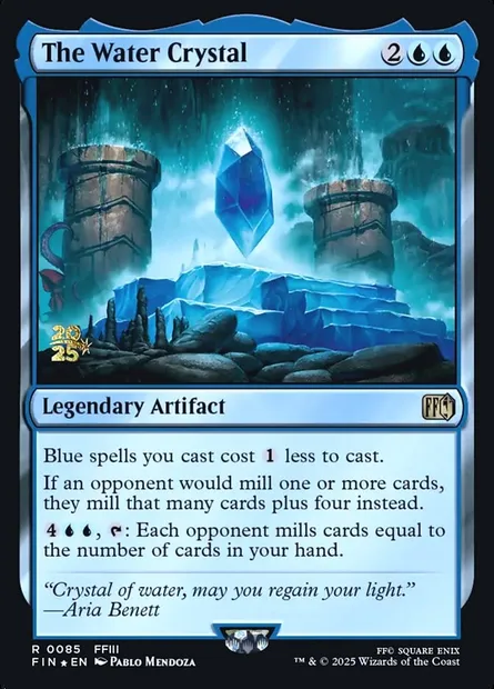 The Water Crystal, Magic card PFIN 85s — Final Fantasy Promos set