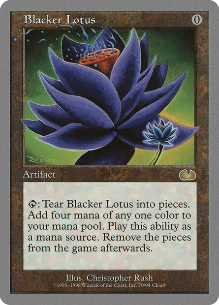 Blacker Lotus, Magic card UGL 70 — Unglued set