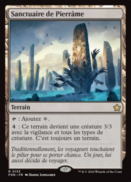 Sanctuaire de Pierrâme, carte Magic FDN 133 — extension Foundations