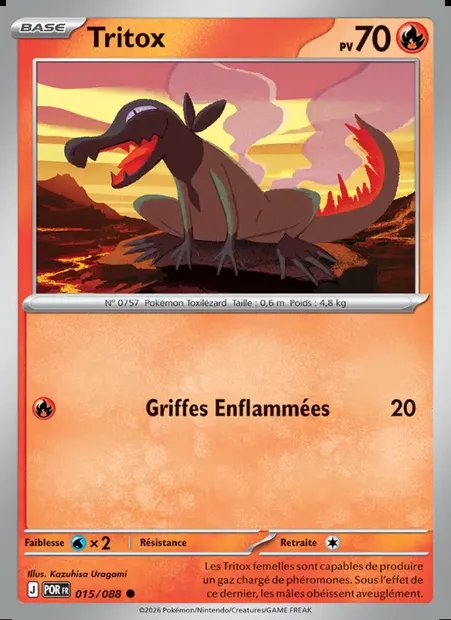 Tritox, carte Pokémon POR 015 — extension Équilibre Parfait
