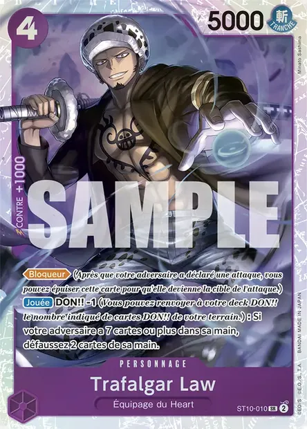 Trafalgar Law, carte One Piece ST10-010 — extension The Three Captains