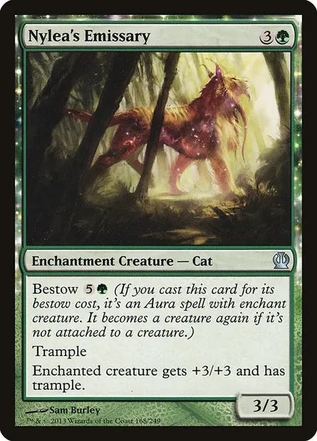 Nylea's Emissary, Magic card THS 168 — Theros set