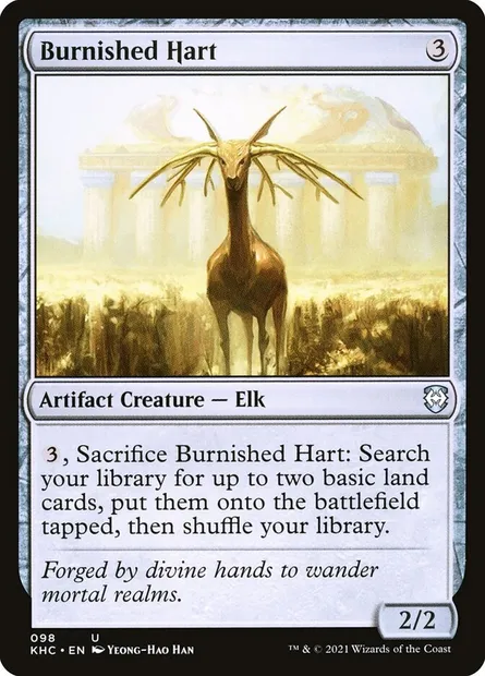 Burnished Hart, Magic card KHC 98 — Kaldheim Commander set