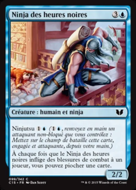 Ninja des heures noires, carte Magic C15 99 — extension Commander 2015