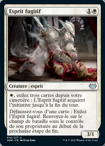 Esprit fugitif, carte Magic VOW 14 — extension Innistrad : noce écarlate