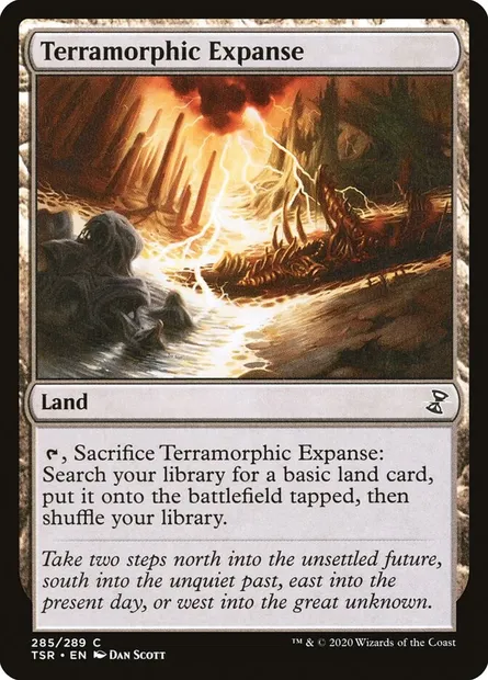 Terramorphic Expanse, Magic card TSR 285 — Time Spiral Remastered set