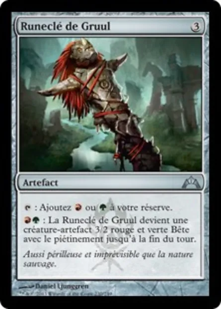 Runeclé de Gruul, carte Magic GTC 230 — extension Insurrection