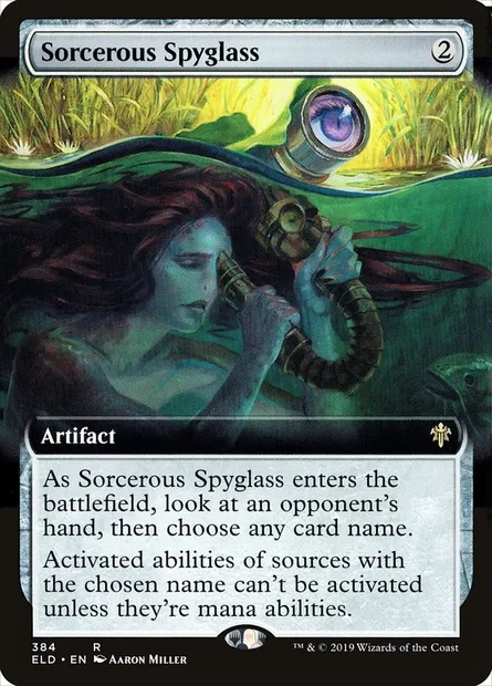 Longue-vue ensorceleuse, carte Magic ELD 384 — extension Throne of Eldraine