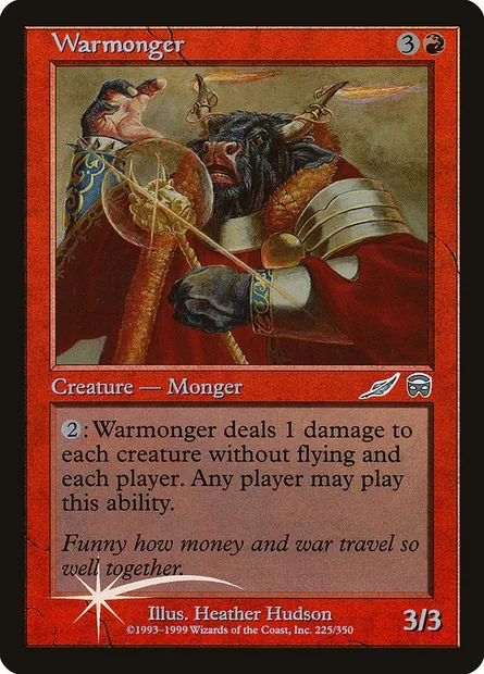 Warmonger, Magic card PMEI 1999-2 — Media and Collaboration Promos set