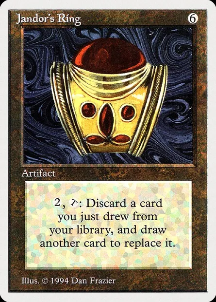 Jandor's Ring, Magic card SUM 256 — Summer Magic / Edgar set