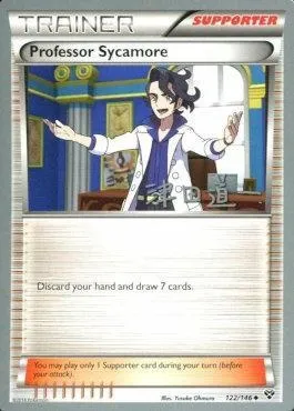 Professor Sycamore, Pokémon card WCD14 122 — World Championship Decks 2014 set