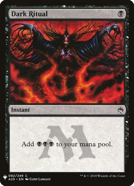 Messe noire, carte Magic PLST A25-82 — extension The List