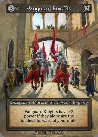 Vanguard Knights, Sorcery card BET 178 — Beta set
