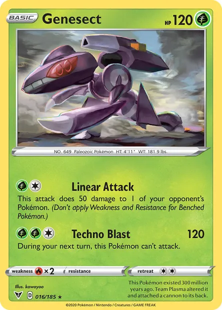 Genesect, Pokémon card VIV 16 — Vivid Voltage set