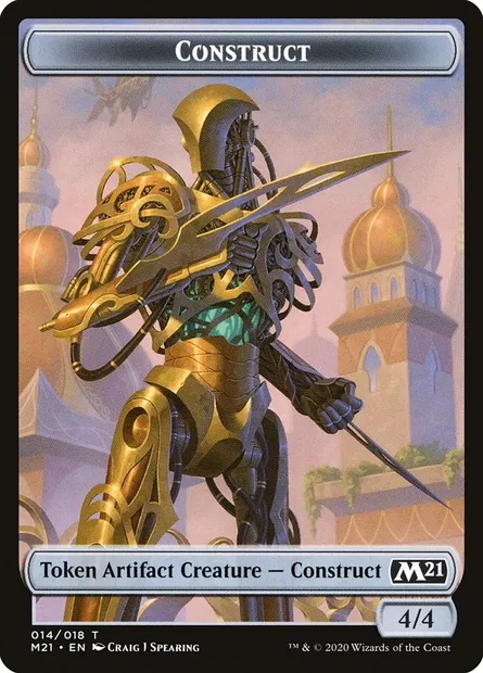 Construct, Magic card TM21 14 — Core Set 2021 Tokens set
