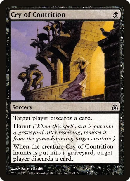 Cri de contrition, carte Magic GPT 46 — extension Le Pacte des Guildes