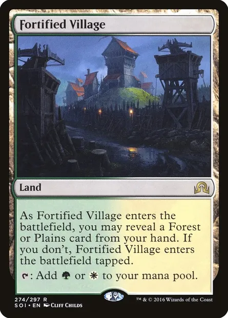 Fortified Village, Magic card SOI 274 — Shadows over Innistrad set