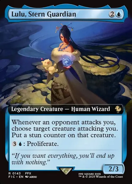 Lulu, Stern Guardian, Magic card FIC 143 — Final Fantasy Commander set