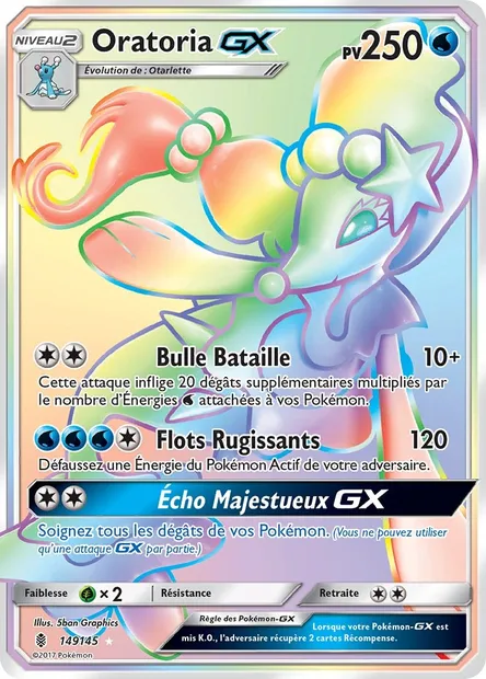 Oratoria GX, carte Pokémon GRI 149 — extension Gardiens Ascendants