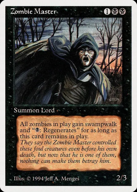 Zombie Master, Magic card SUM 138 — Summer Magic / Edgar set