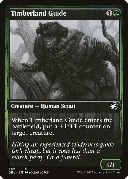 Timberland Guide, Magic card DBL 202 — Innistrad: Double Feature set