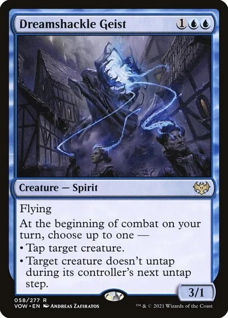 Dreamshackle Geist, Magic card VOW 58 — Innistrad: Crimson Vow set