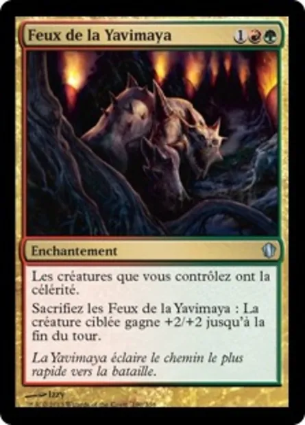 Feux de la Yavimaya, carte Magic C13 190 — extension Commander 2013