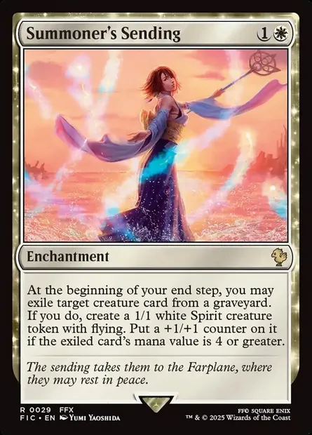 Summoner's Sending, Magic card FIC 29 — Final Fantasy Commander set