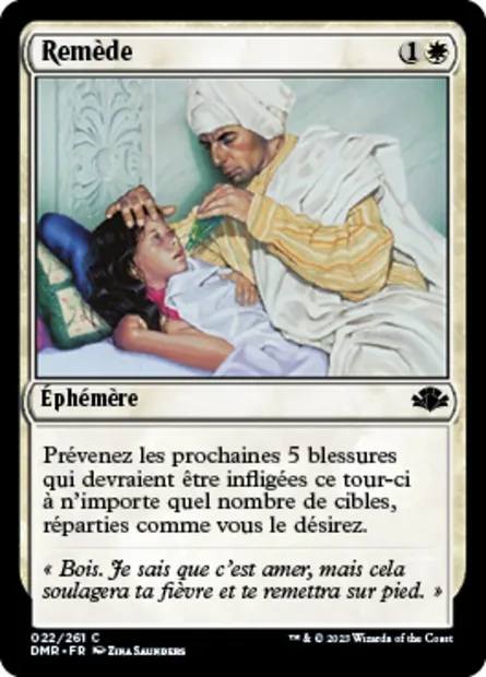 Remède, carte Magic DMR 22 — extension Dominaria Remastered