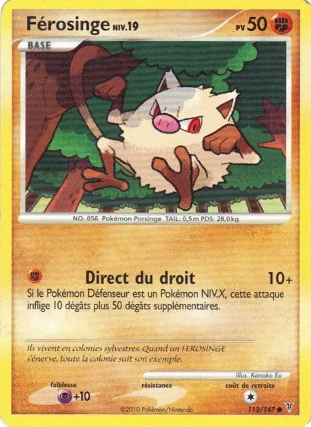 Férosinge, carte Pokémon SV 112 — extension Vainqueurs Suprêmes