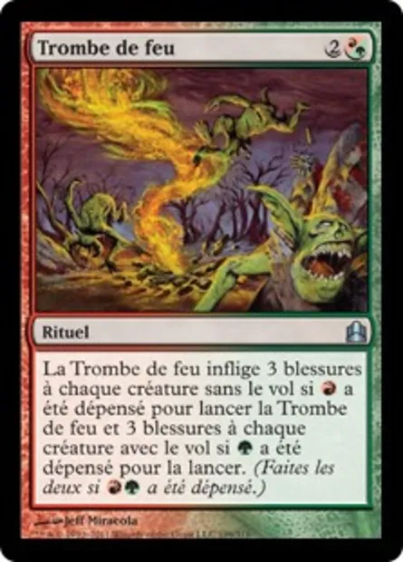Trombe de feu, carte Magic CMD 199 — extension Commander 2011