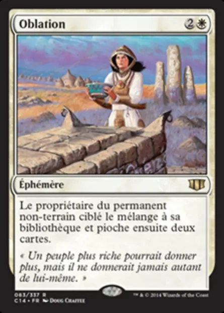 Oblation, carte Magic C14 83 — extension Commander 2014