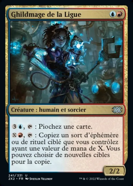 Ghildmage de la Ligue, carte Magic 2X2 241 — extension Double Masters 2022