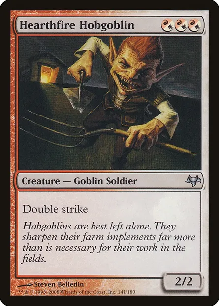 Hearthfire Hobgoblin, Magic card EVE 141 — Eventide set