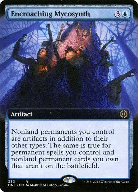 Encroaching Mycosynth, Magic card ONE 380 — Phyrexia: All Will Be One set