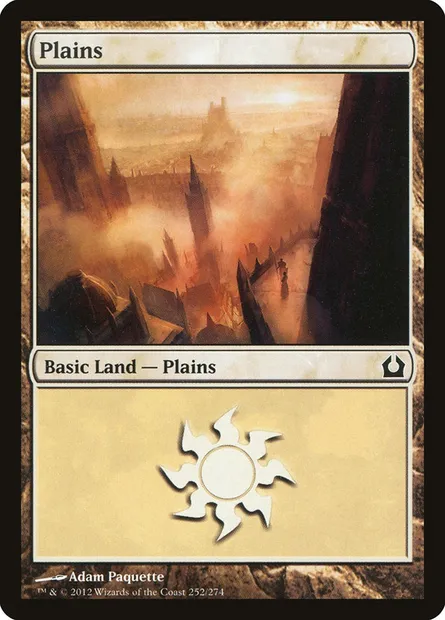 Plains, Magic card RTR 252 — Return to Ravnica set