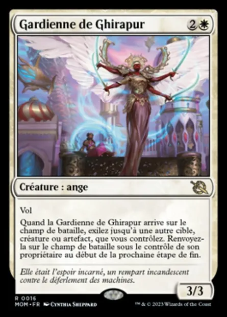 Gardienne de Ghirapur, carte Magic MOM 16 — extension L'invasion des machines