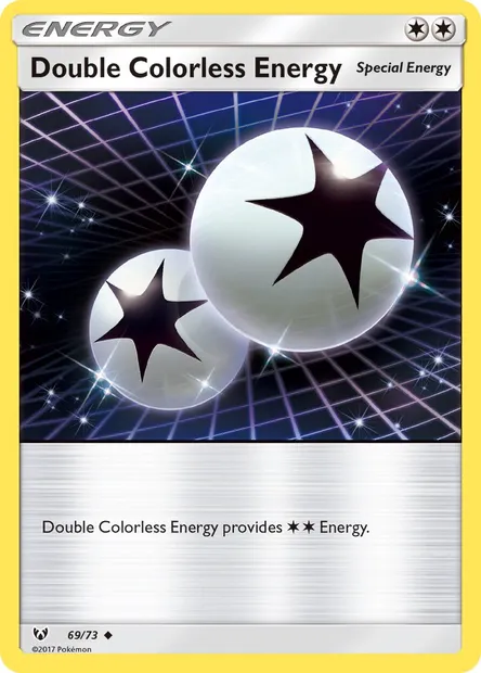 Double Colorless Energy, Pokémon card SLG 69 — Shining Legends set