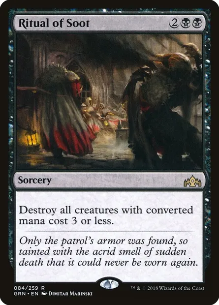 Ritual of Soot, Magic card GRN 84 — Guilds of Ravnica set