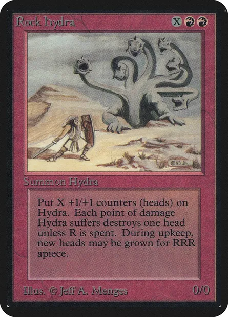 Hydre de pierre, carte Magic LEA 171 — extension Limited Edition Alpha