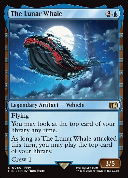The Lunar Whale, Magic card FIN 60 — Final Fantasy set