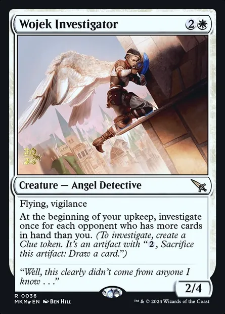 Wojek Investigator, Magic card PMKM 36s — Murders at Karlov Manor Promos set