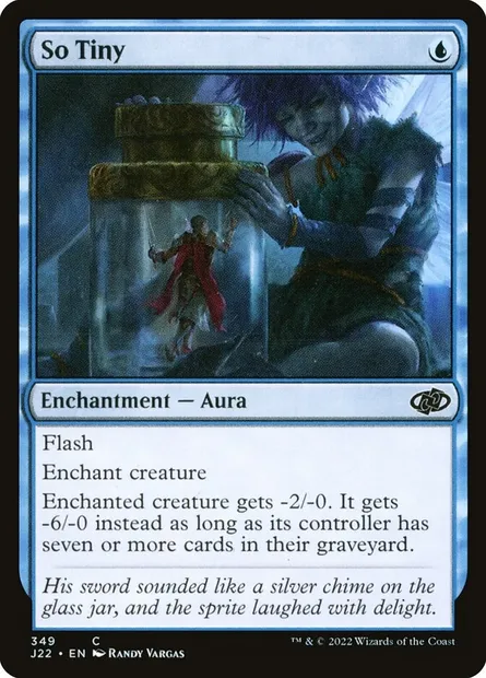 So Tiny, Magic card J22 349 — Jumpstart 2022 set