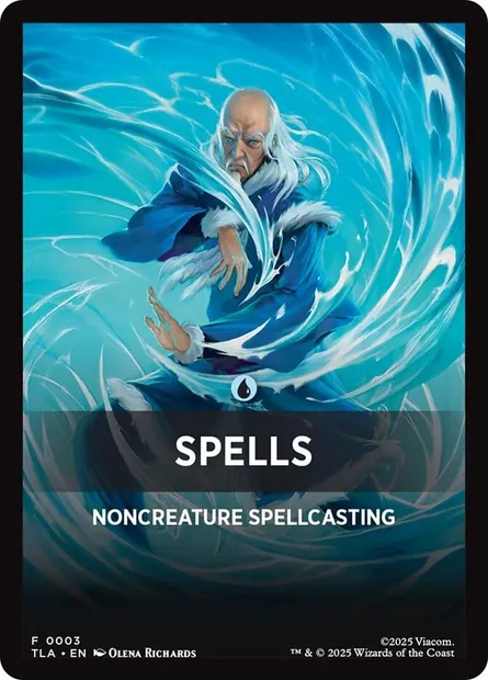 Spells, carte Magic FTLA 3 — extension Avatar: The Last Airbender Beginner Box Front Cards