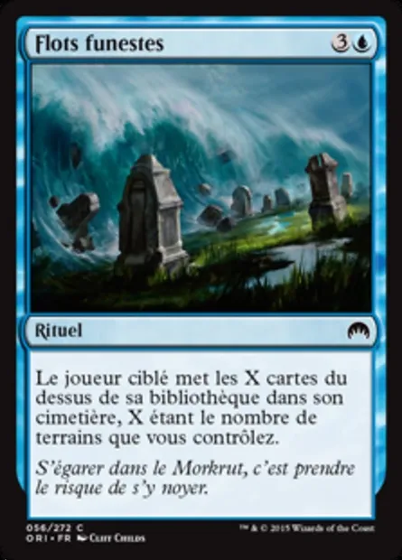 Flots funestes, carte Magic ORI 56 — extension Magic Origines
