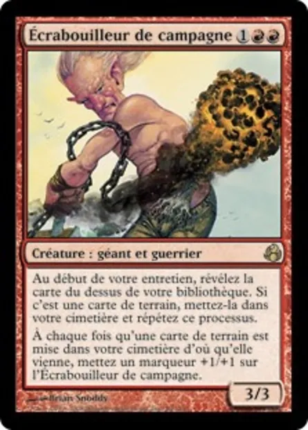 Écrabouilleur de campagne, carte Magic MOR 89 — extension Leveciel