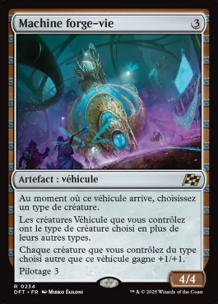 Machine forge-vie, carte Magic DFT 234 — extension Aetherdrift
