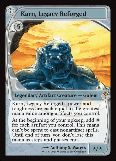 Karn, l'héritage reforgé, carte Magic MB2 255 — extension Mystery Booster 2